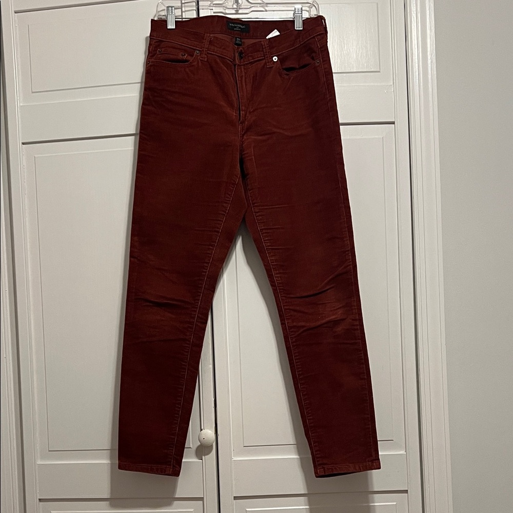 Banana Republic Women's Skinny Pants in Deep Red